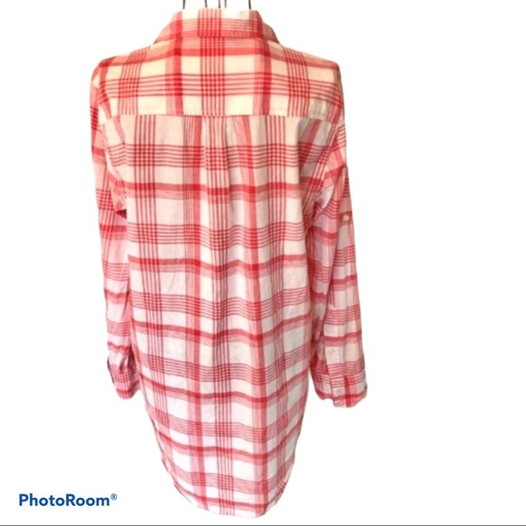 J. Crew Long Sleeve 6 Button Popover Shirt Size M - Picture 5 of 9